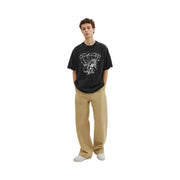 Coach T Rex Relaxed T-Shirt In Organic Cotton Washed Black