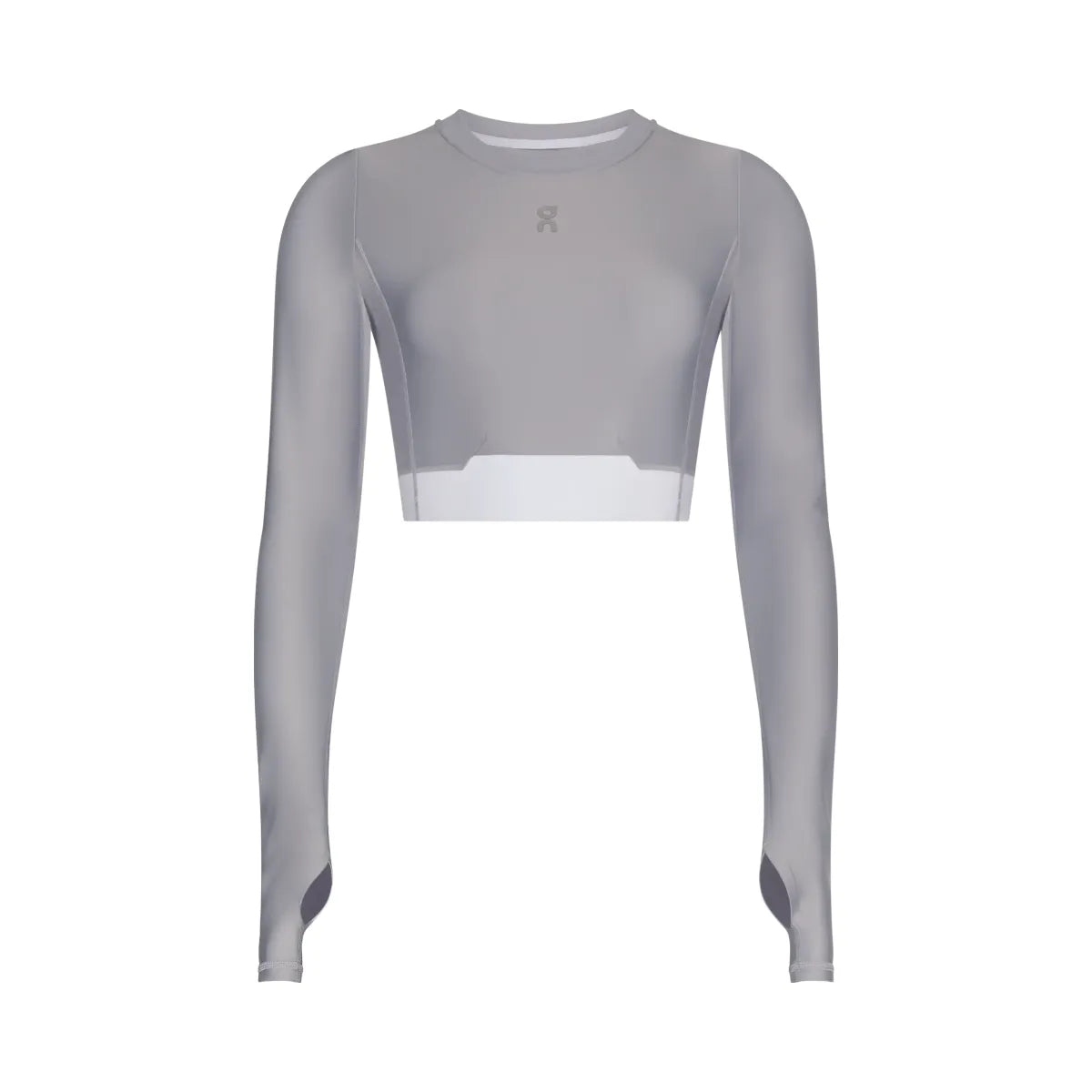 On Train Long Sleeve Crop Lilac