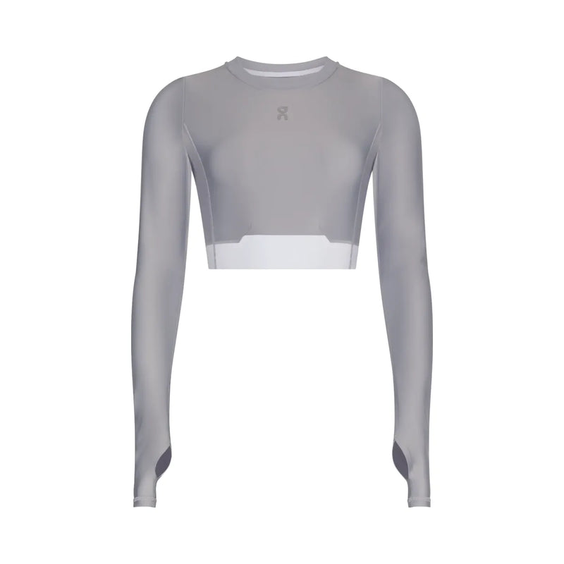 On Train Long Sleeve Crop Lilac