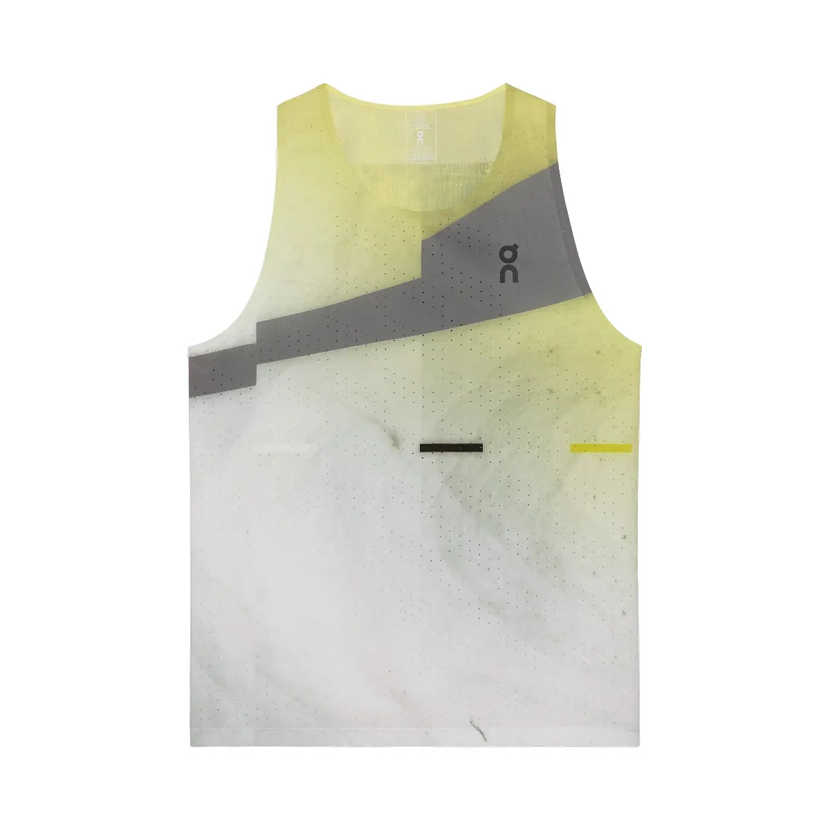 On Race Singlet Limelight Glacier