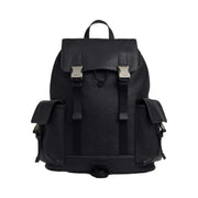 Coach Clark Backpack Pebbled Leather-Gunmetal-Black