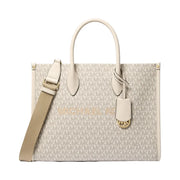 Michael Kors Mirella Medium Signature Logo Tote Bag Lt Crm Multi