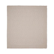 Coach Signature Oversized Square Scarf Oatmeal