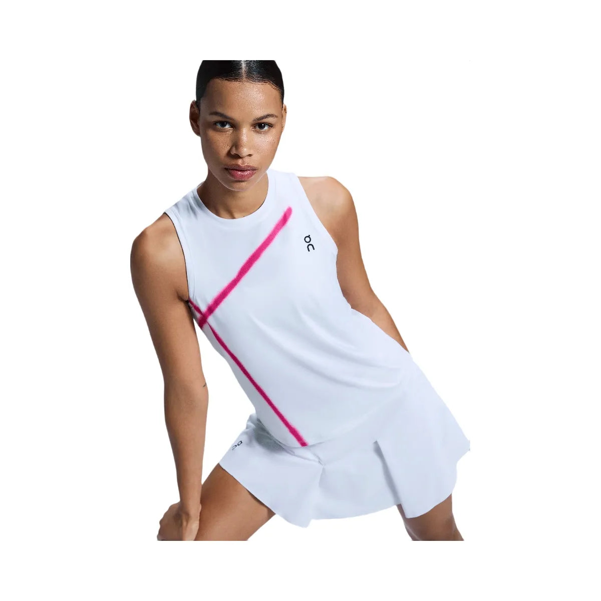 On Court Tank White