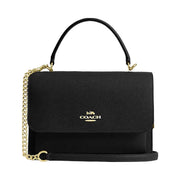 Coach Klare Top Handle Bag Gold-Black