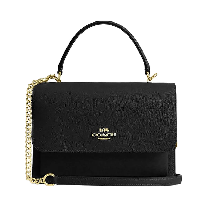 Coach Klare Top Handle Bag Gold-Black