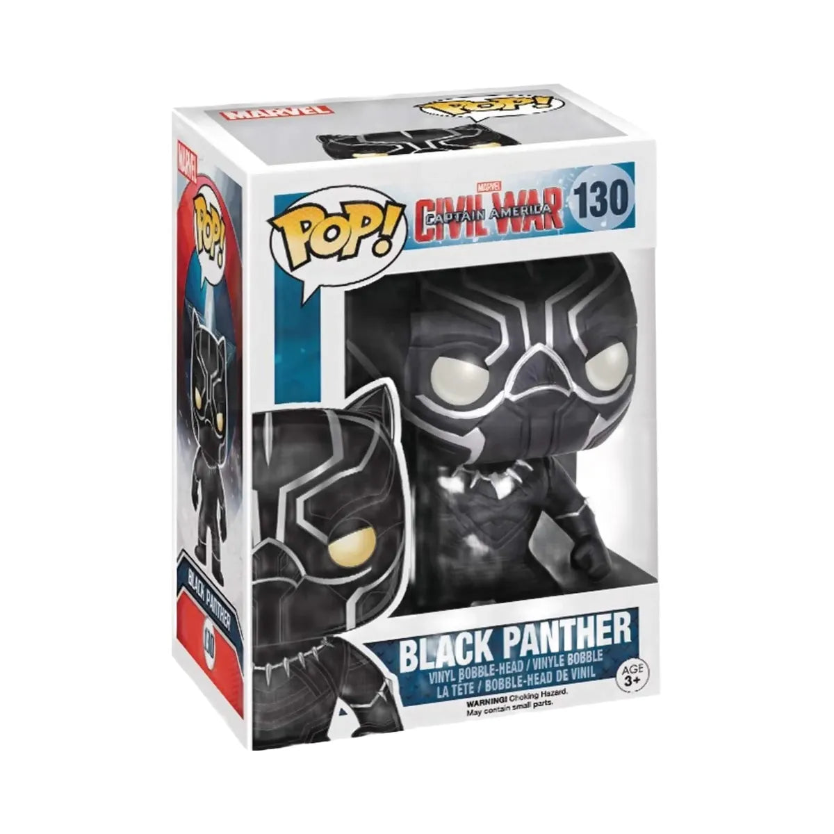 Funko Pop! Marvel: Captain America Civil War: Black Panther #130
