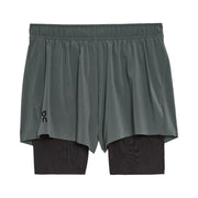 On Pace Shorts Lead Black