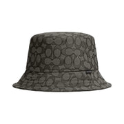 Coach Signature Jacquard Bucket Hat Charcoal