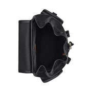 Coach Clark Backpack Pebbled Leather-Gunmetal-Black
