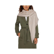 Coach Signature Oversized Square Scarf Oatmeal
