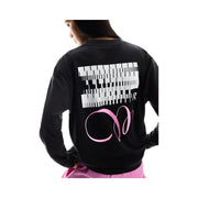 On Club Long-T Graphic Black