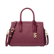 Michael Kors Laila Small Signature Logo Satchel Mulberry