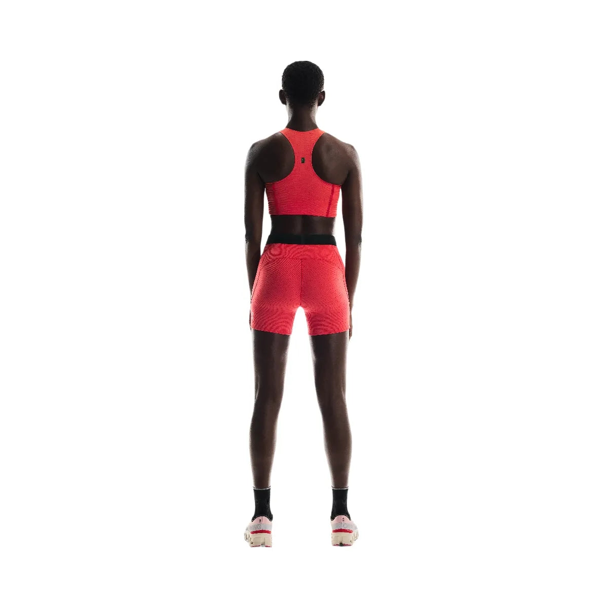 On Pace Tights Shorts Red