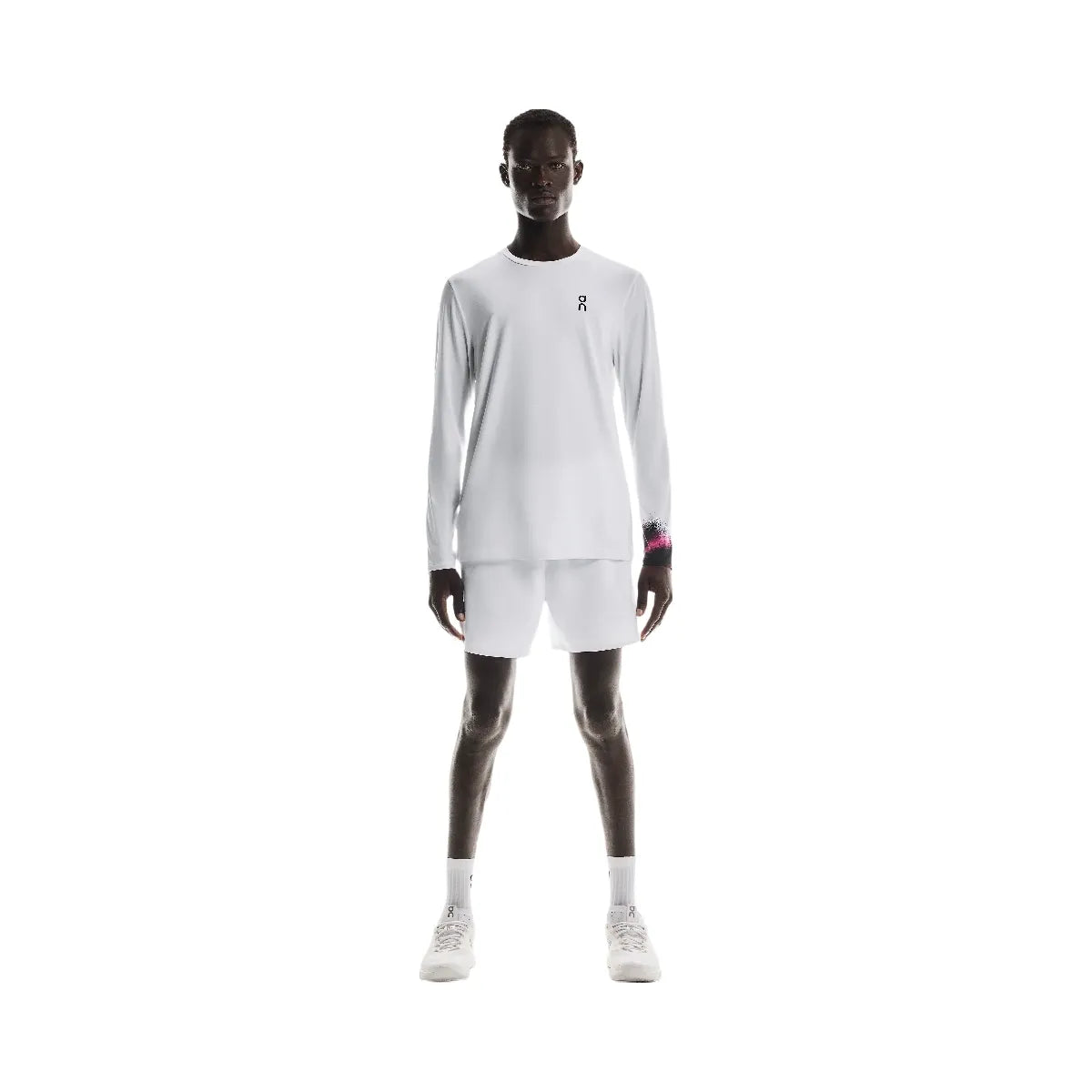 On Court Long-T White Black