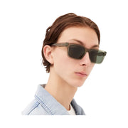 Coach Square Frame Sunglasses Transparent Green