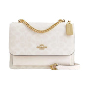 Coach Klare Crossbody Bag In Signature Canvas Signature Canvas-Gold-White-Chalk