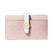 Michael Kors Greenwich Medium Signature Logo Wallet Pwd Blsh Mlt
