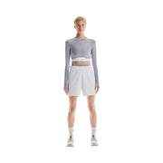 On Train Long Sleeve Crop Lilac
