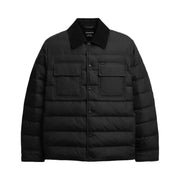 Coach Lightweight Shirt Down Jacket In Recycled Polyester Black