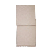 Coach Signature Wrap Wool Silk Blend-Oatmeal