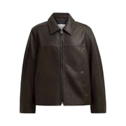 Coach Leather Jacket Burnt Espresso