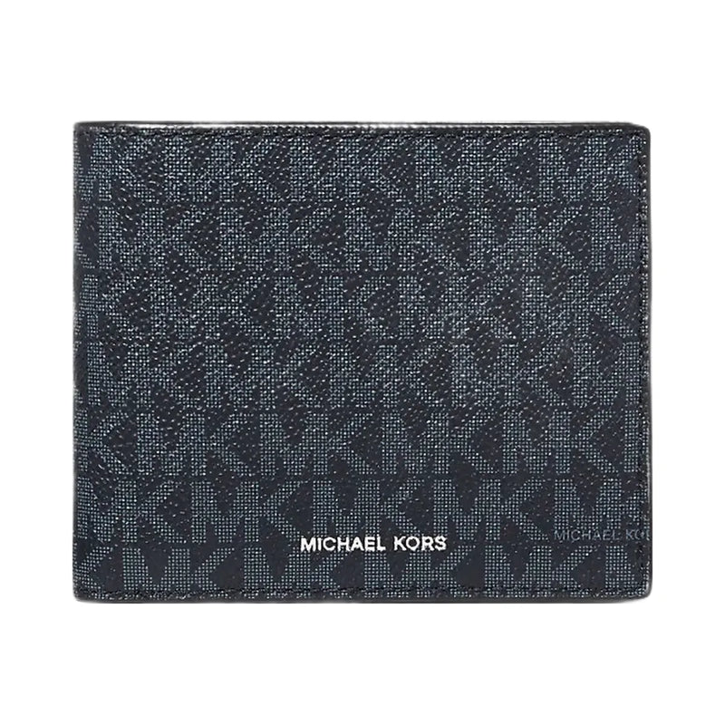 Michael Kors Cooper Logo Billfold Wallet With Coin Pouch Admrl-Plblue