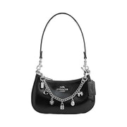 Coach Silver Swagger Chain With Charms Silver-Silver