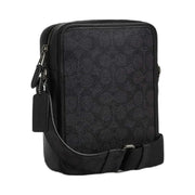 Coach Sullivan Crossbody Bag In Signature Canvas With Patches Gunmetal-Charcoal Multi