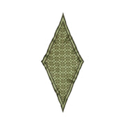 Coach Signature Silk Diamond Scarf Silk-Olive