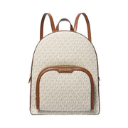 Michael Kors Jaycee Large Logo Backpack Vanilla