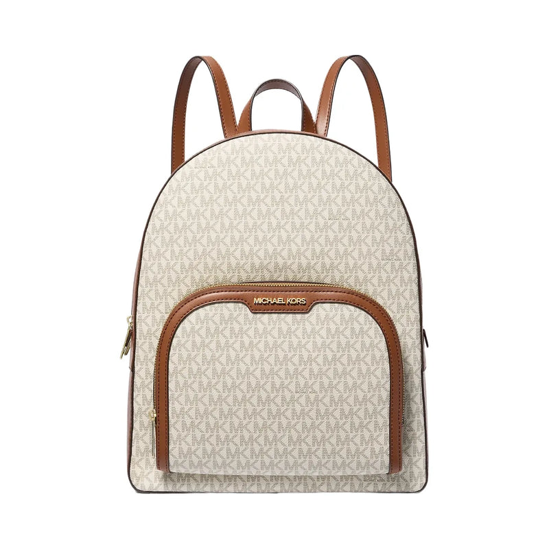Michael Kors Jaycee Large Logo Backpack Vanilla