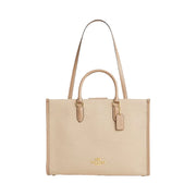 Coach Maggie Tote Bag In Colorblock Im-Dark Natural Multi