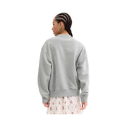 Coach Sporty Signature Boyfriend Crewneck Sweatshirt Heather Grey