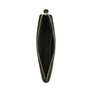 Coach Large Corner Zip Wristlet In Signature Canvas Signature Canvas-Gold-Walnut-Black