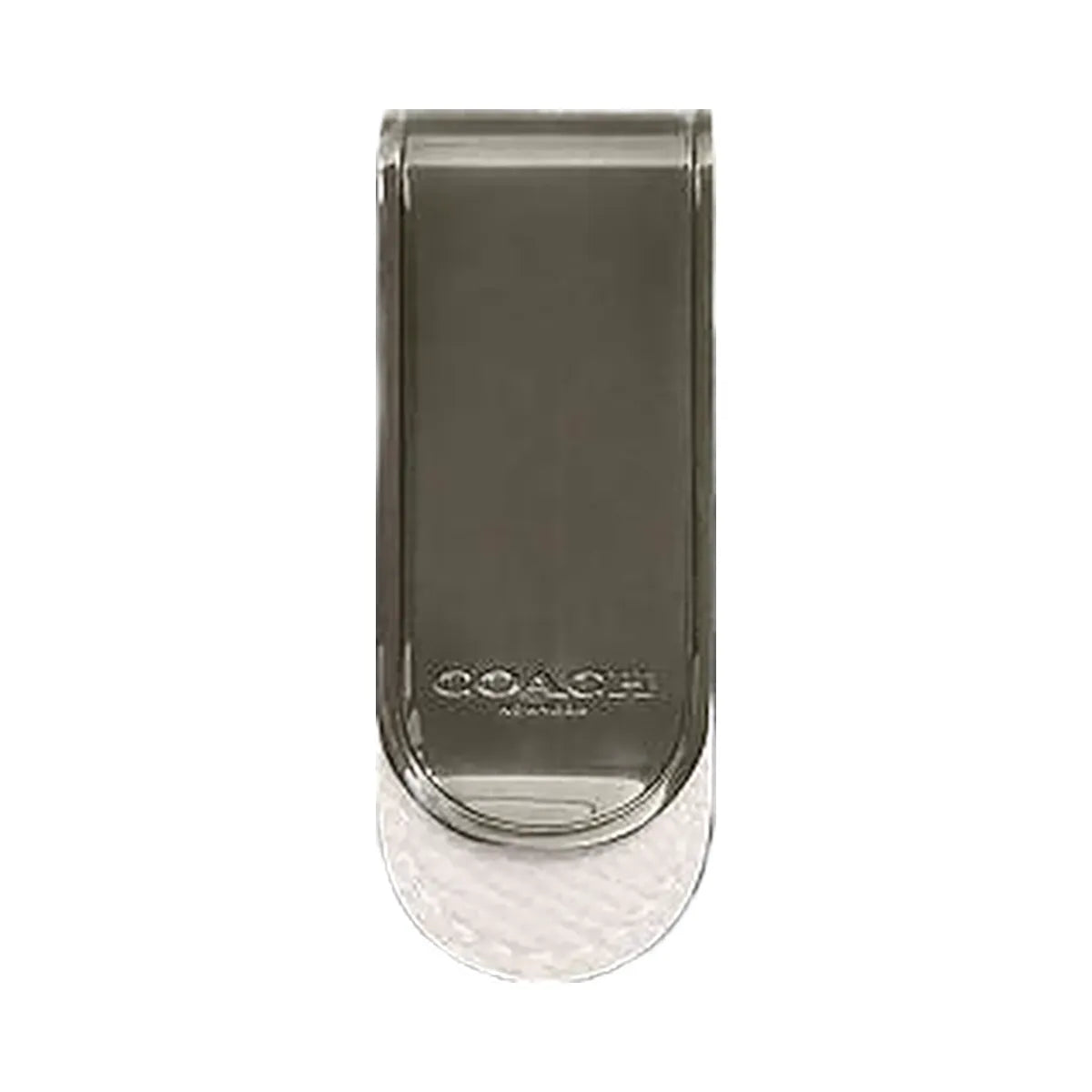 Coach Money Clip Gunmetal-Chalk