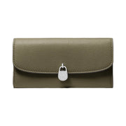 Michael Kors Hamilton Large Leather Continental Wallet Olive