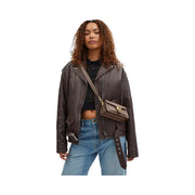 Coach Tabby Shoulder Bag 20 Polished Pebble Leather-Brass-Dark Stone
