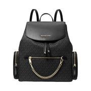Michael Kors Jet Set Large Logo Backpack Black