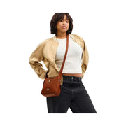 Coach Hadley Mini Crossbody Bag Smooth Leather-Gold-Tan