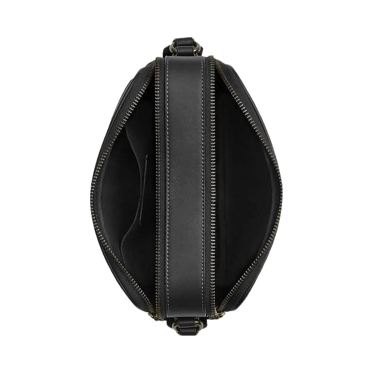 Coach Graham Crossbody Bag Smooth Leather-Gunmetal-Black