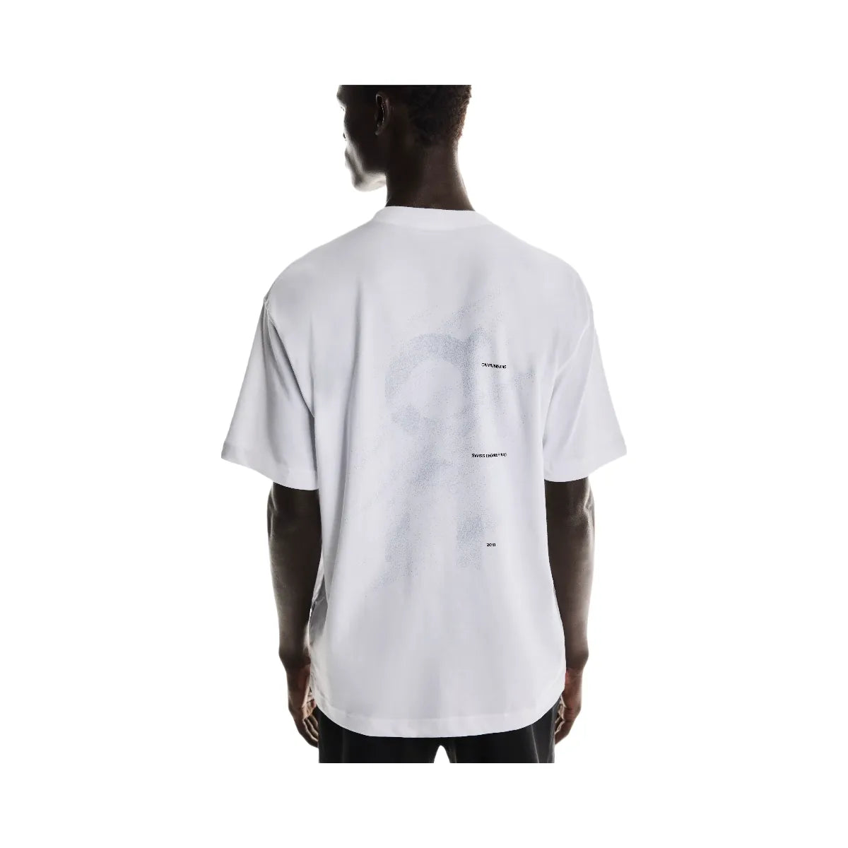 On Club T Graphic White Blue