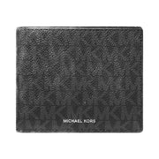 Michael Kors Cooper Logo Billfold Wallet With Coin Pouch Black