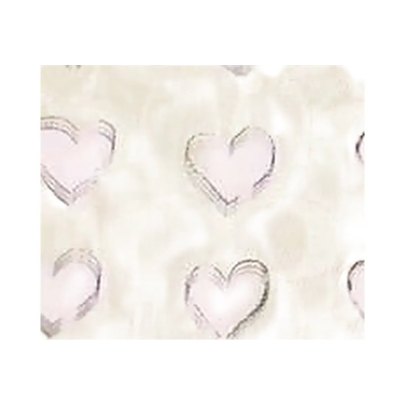 Coach Signature Doodle Heart Print Silk Square Scarf Sand-Pink