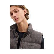 Coach Solid Down Vest Dark Heather Grey