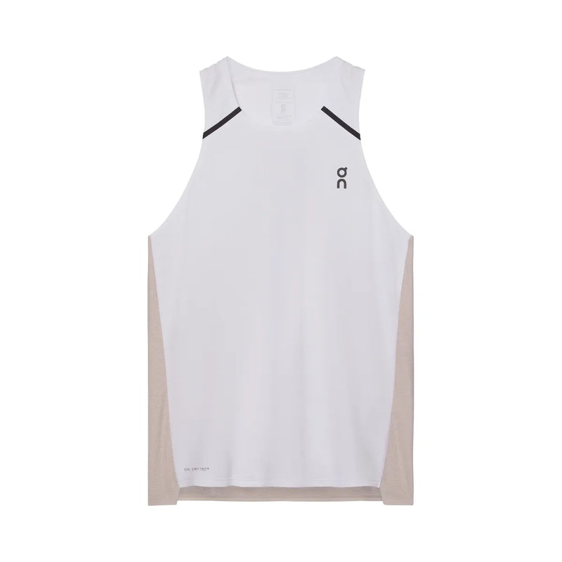 On Performance Tank White Silver