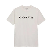 Coach Signature T-Shirt In Organic Cotton White