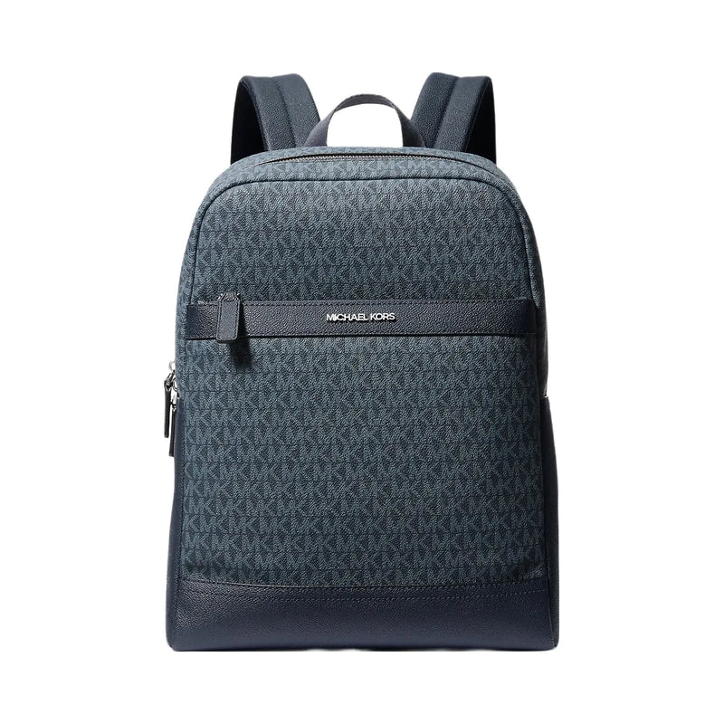 Michael Kors Cooper Medium Signature Logo Backpack Admrl-Plblue