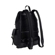 Coach Clark Backpack Pebbled Leather-Gunmetal-Black