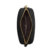 Coach Mini Jamie Camera Bag Pebbled Leather-Gold-Black